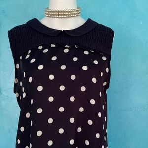 Tommy Hilfiger sleeveless polka dot top